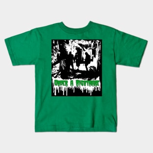 Cemetery Hallway Kids T-Shirt